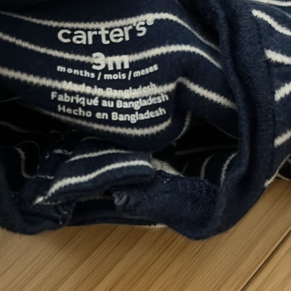 Boys Size 3M Carter’s Pajama Footie - Picture 4 of 4